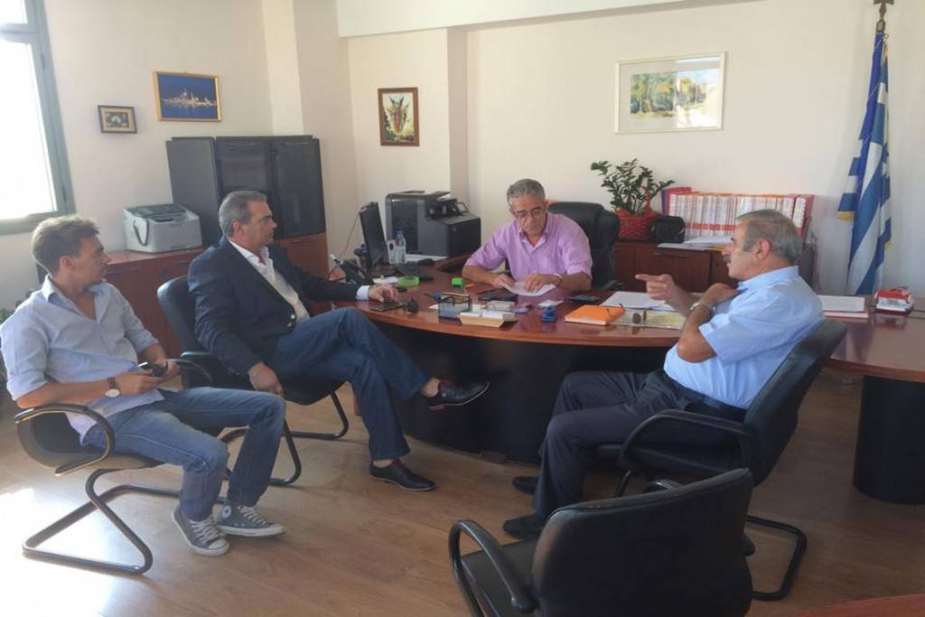 Επίσκεψη του  υπ. βουλευτή Πρεβέζης Γιαννάκη Στέργιου στην Λευκαδα